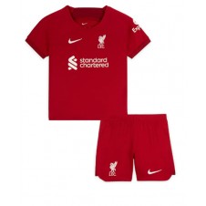 Liverpool Hemmaställ Barn 2022-23 Korta ärmar (+ Korta byxor)